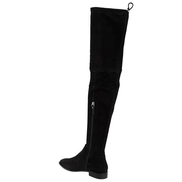 Donna Karan Lyra Black Over-The-Knee/Thigh High Boots Size 8 Goat Leather New - Picture 6 of 16
